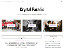 Tablet Screenshot of crystalparadis.com